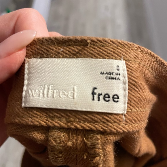 Wilfred Free Brown denim skirt - Picture 4 of 4